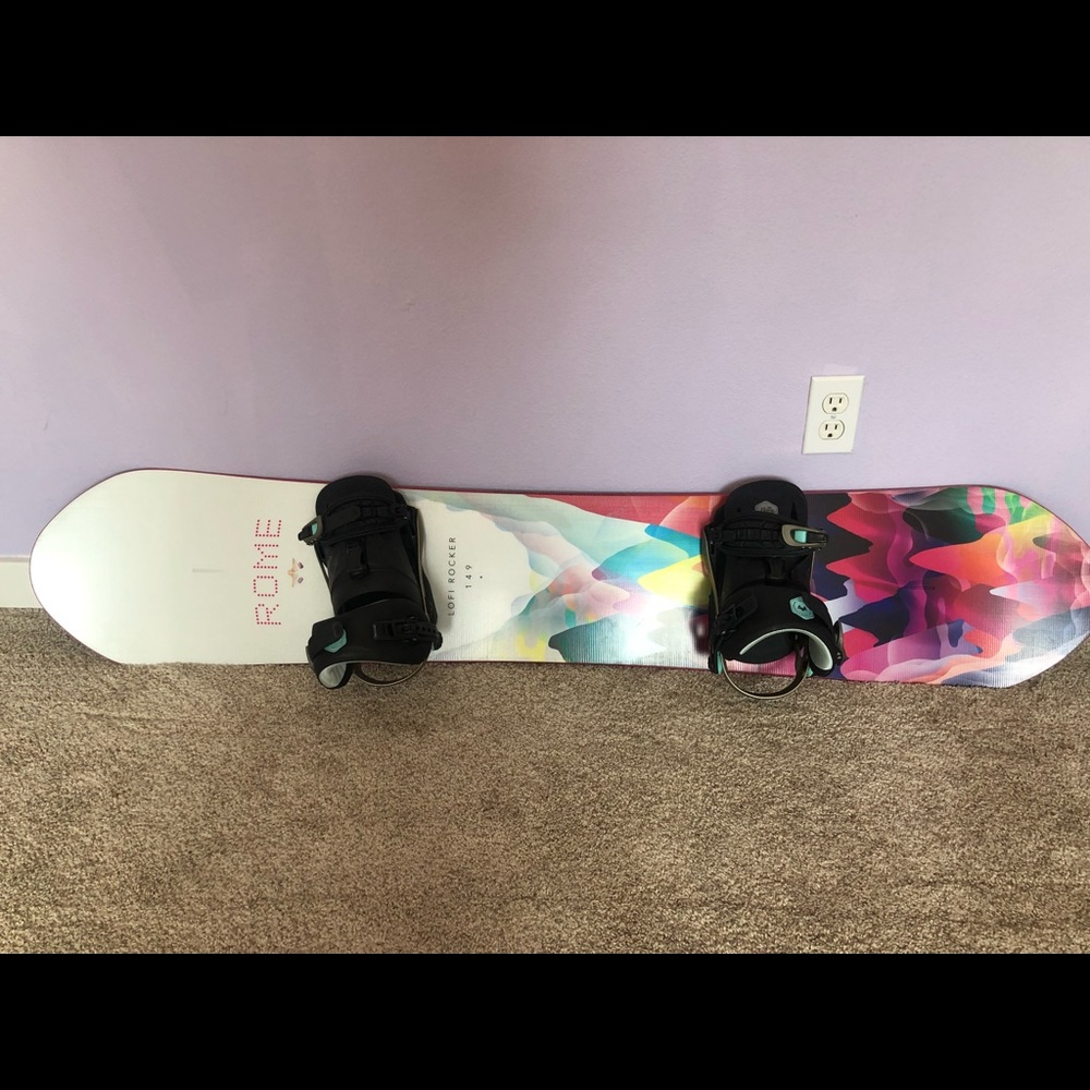 Rome Lo-Fi Rocker Snowboard - Picture 2 of 5